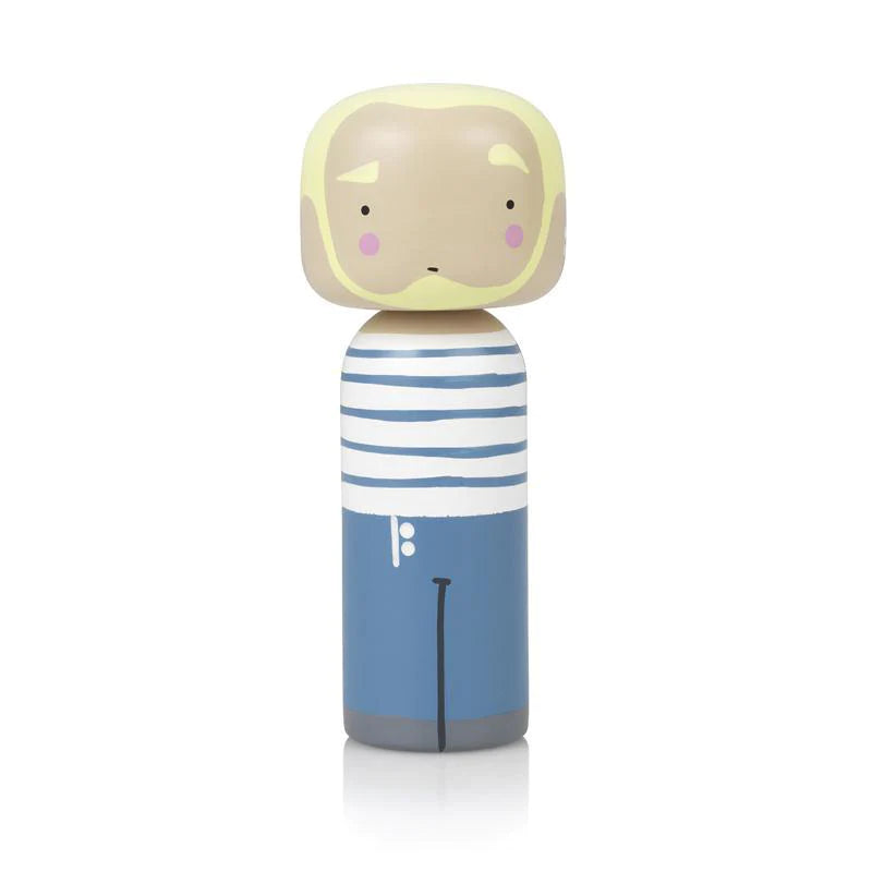 Wooden Kokeshi Doll by Lucie Kaas