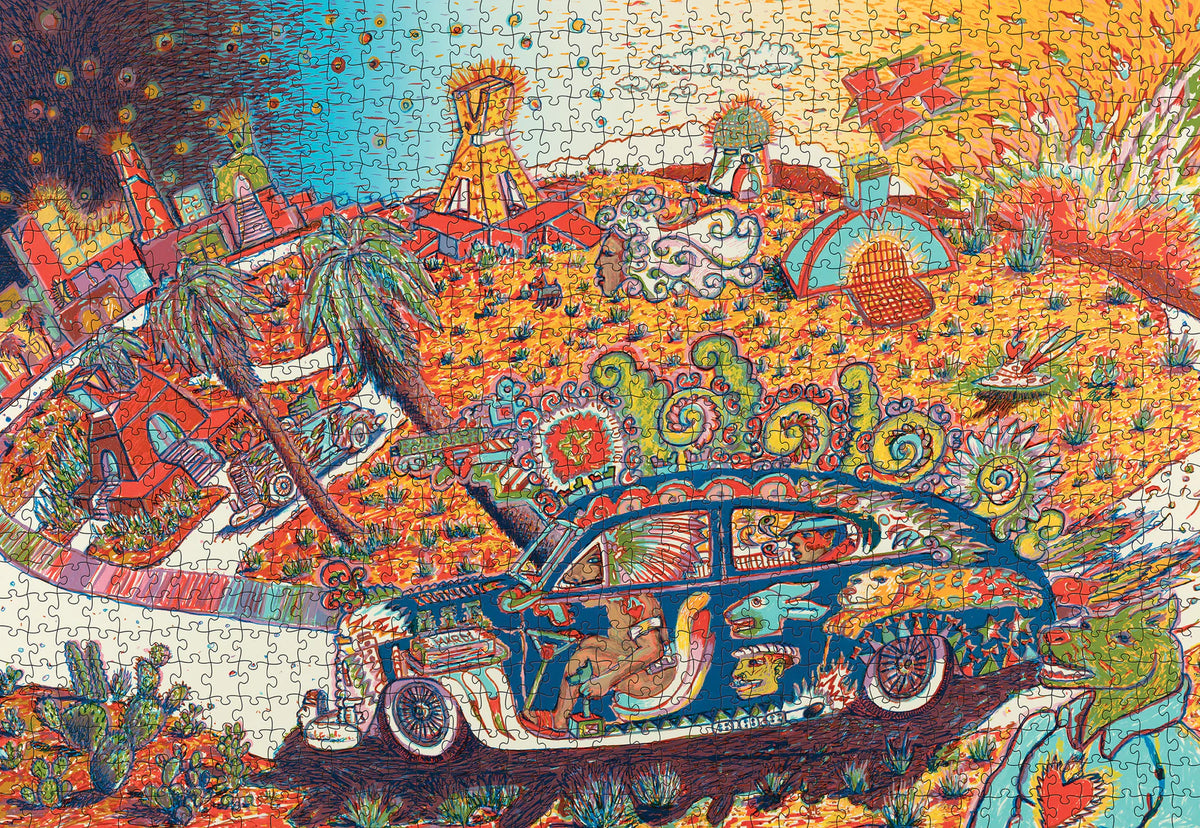 Gilbert "Magu" Lujan: Cruising Turtle Island 1000-Piece Puzzle