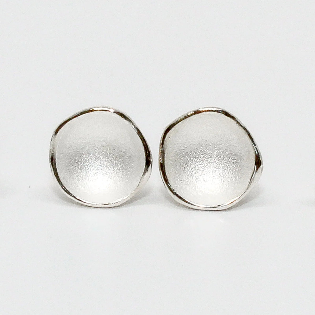 Medium Single Pod Earrings - Sterling, Post