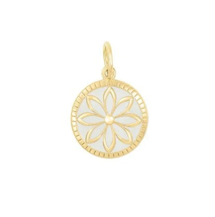 Daisy Mini Pendant (gold/alpine white)