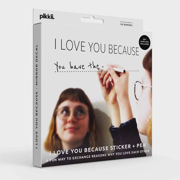I Love You Mirror Sticker