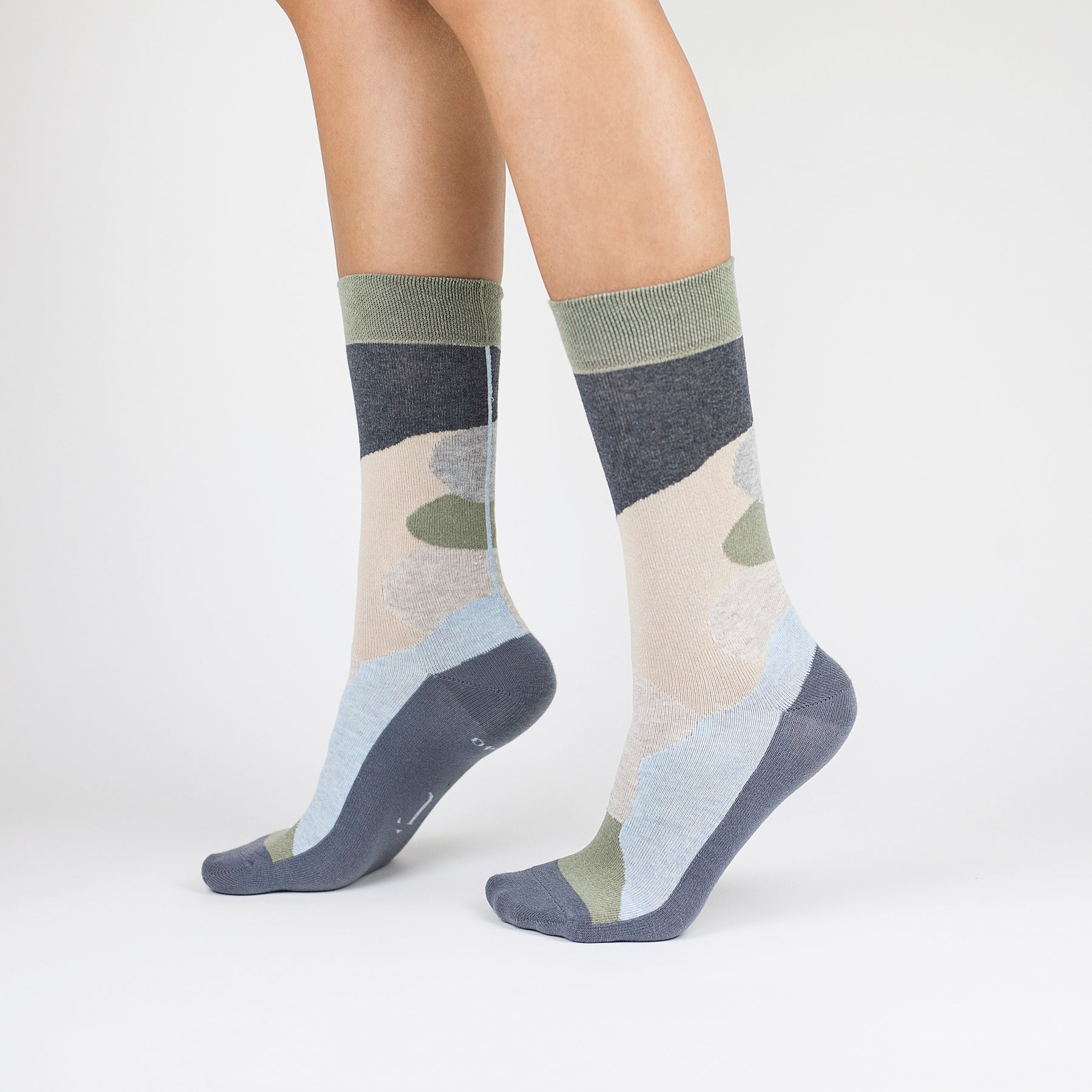 Abstraction of Nature Sustainable Socks