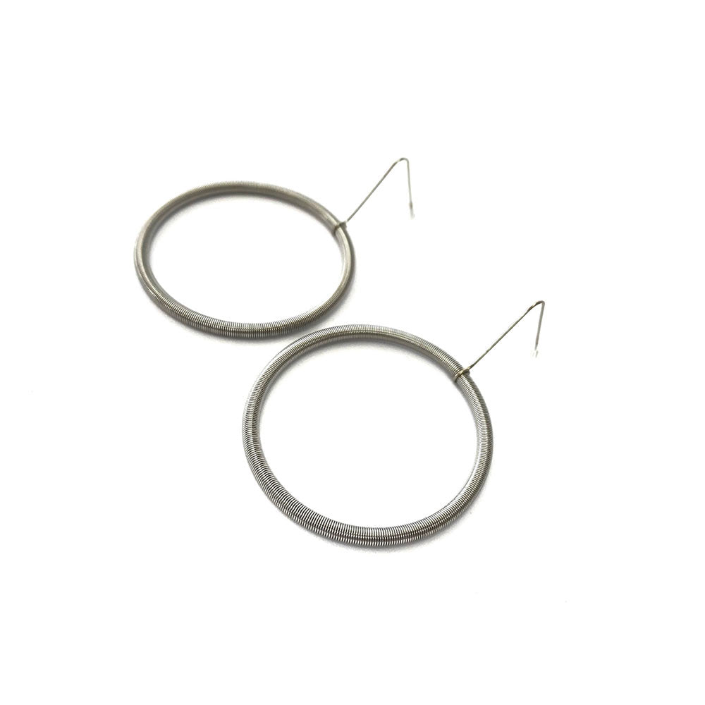 La Mollla Oh Acier Creole Earrings