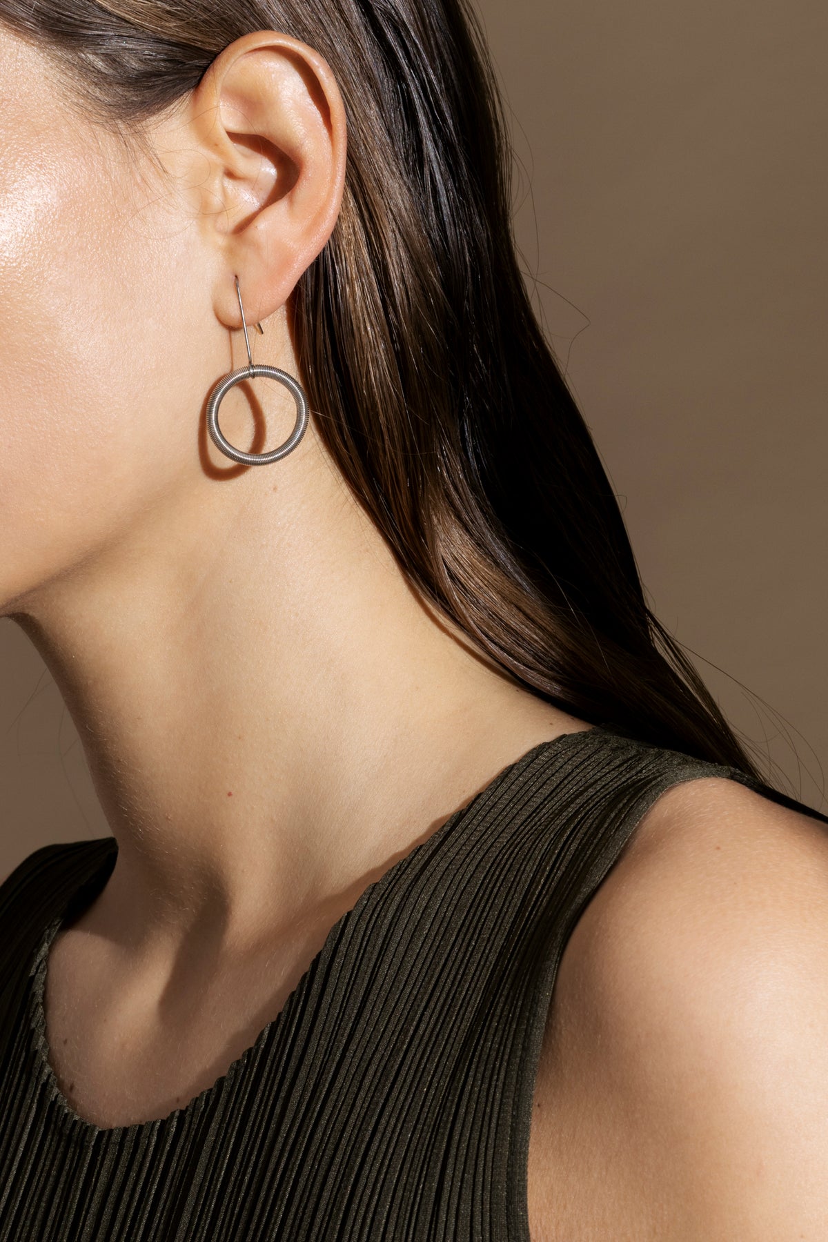 La Mollla Oh Acier Long Earrings