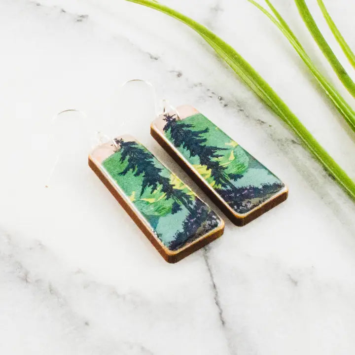 Pastel Forest Earrings