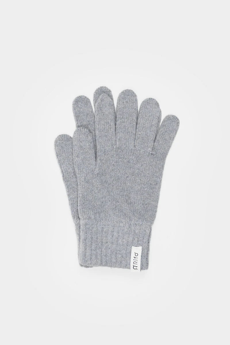 Pier Paolo Men's Recycled Cashmere Gloves - Grey Calce
