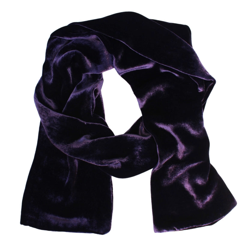 Silk Velvet Oblong Scarf
