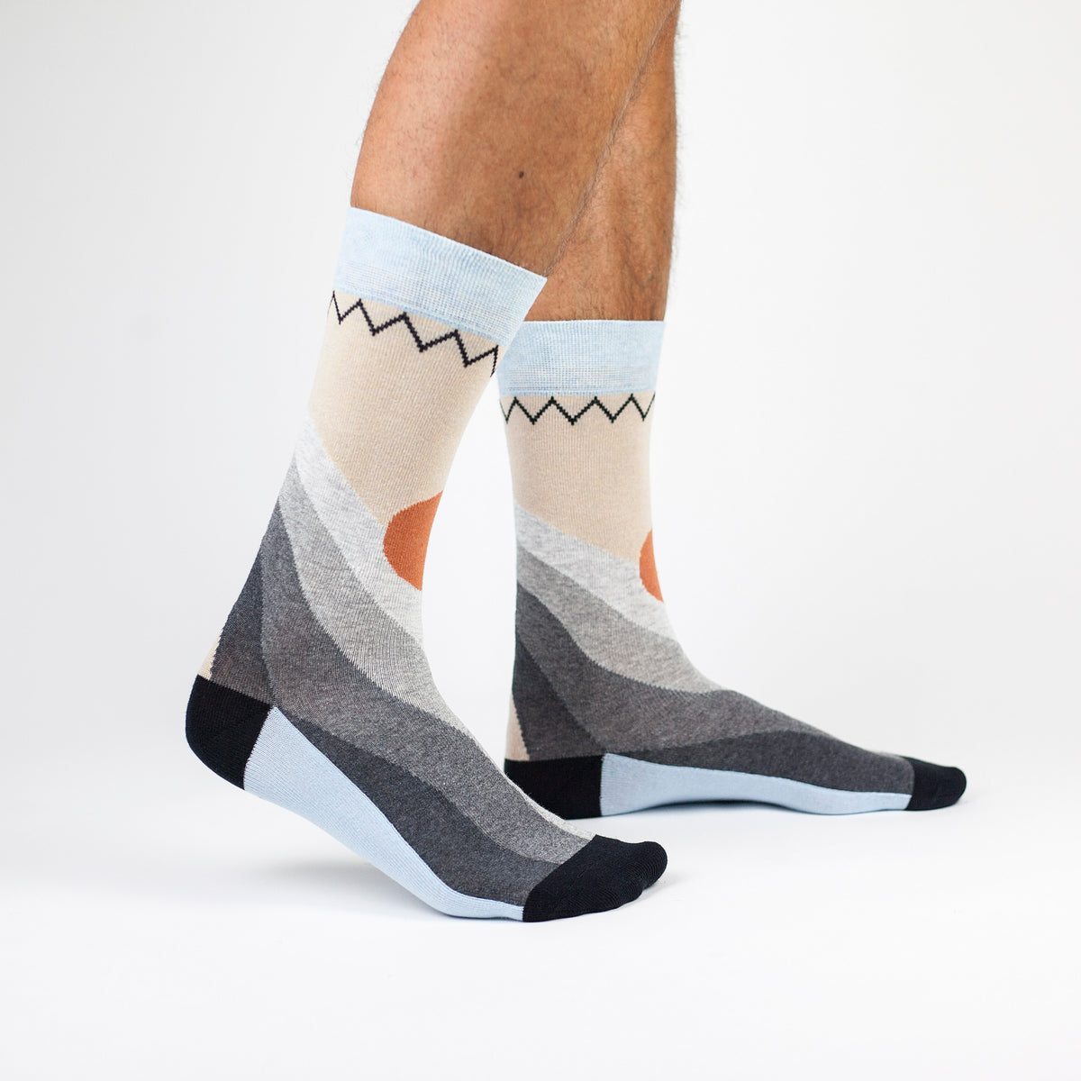 Grey Rainbow Sustainable Socks (Sz L)