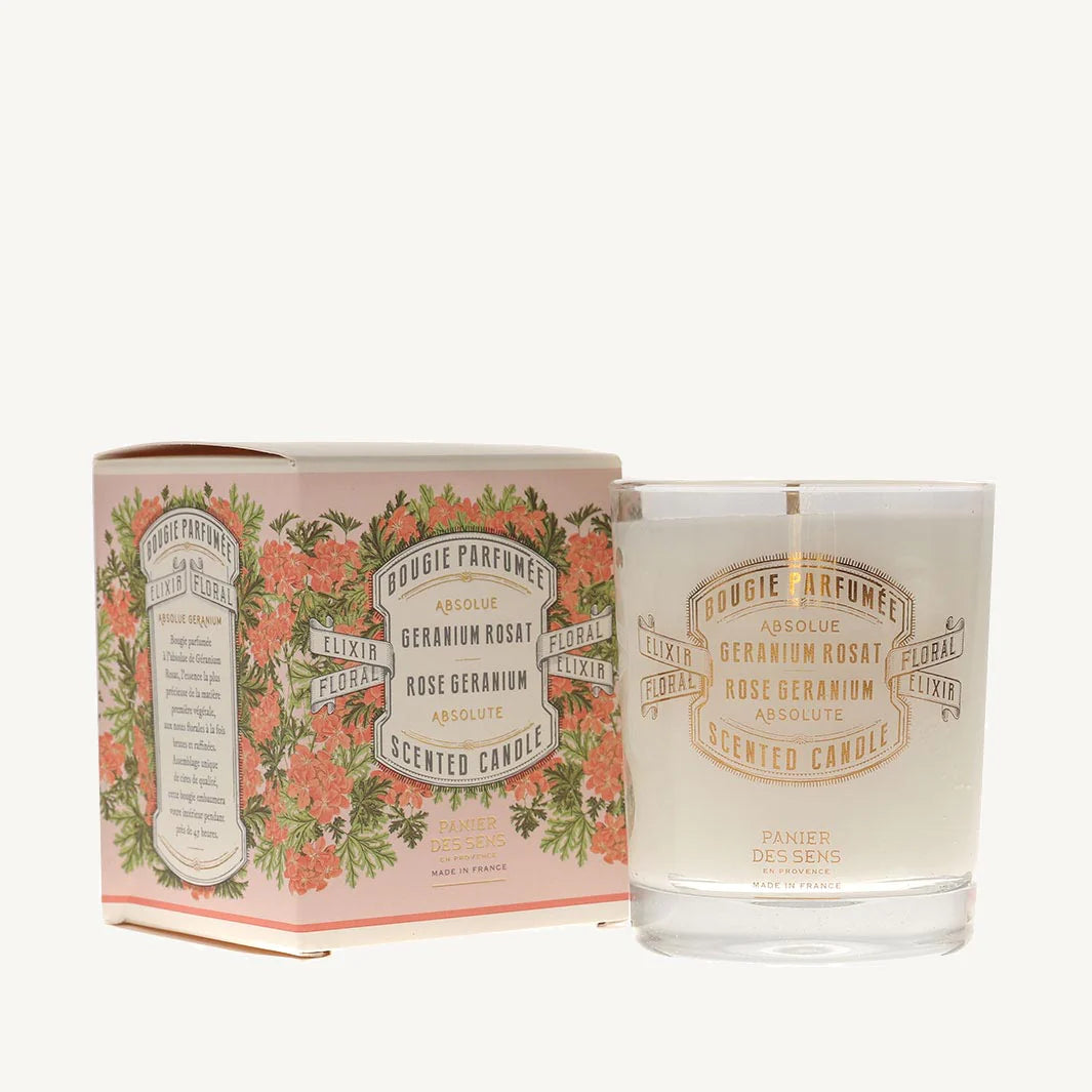 Panier Des Sens Scented Candle Rose Geranium
