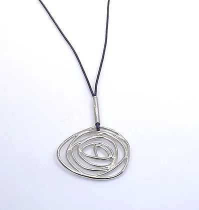 Rosette Pendant Necklace