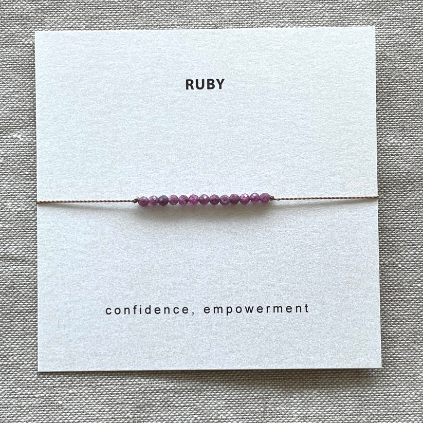 Ruby Bracelet
