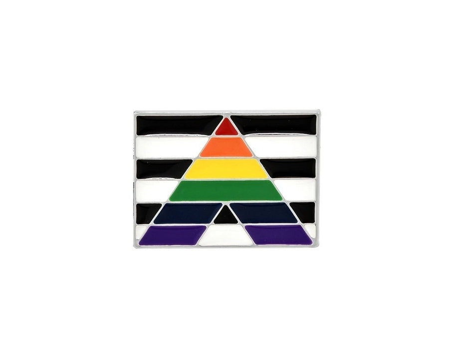 Straight Ally Flag Pin