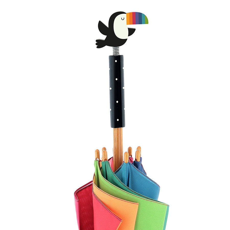 Wooden Toucan Umbrella