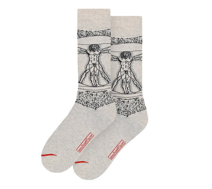 da Vinci - The Vitruvian Man Art Sox