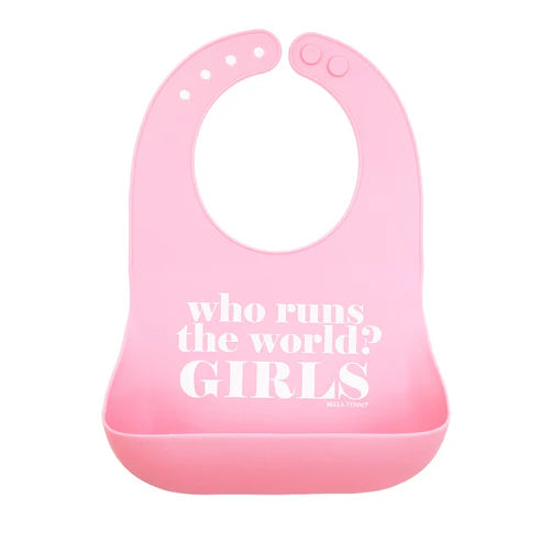 Bella Tunno Wonder Bib Who Runs The World? Girls