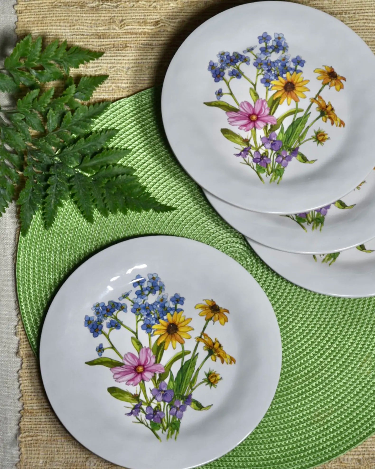 Bamboo Table Wildflower Gift Set