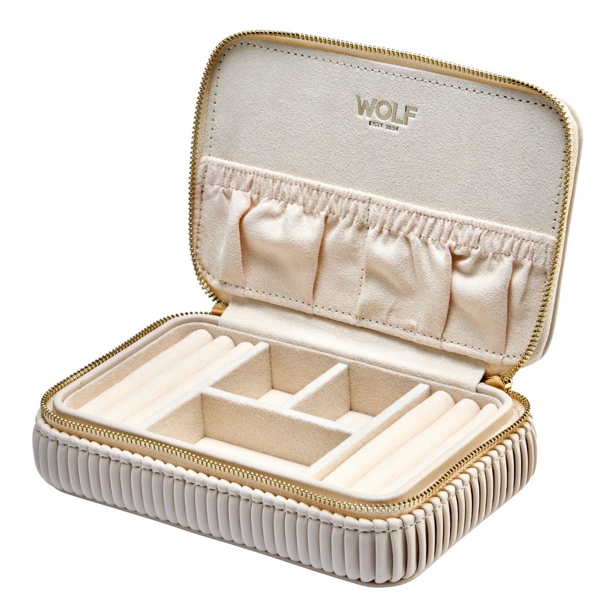 Bella Zip Case - Bone