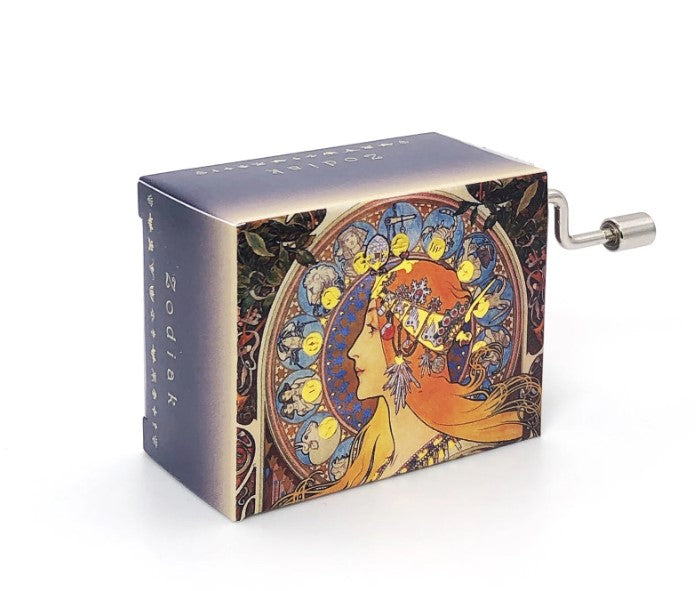 Art Nouveau Zodiak Music Box