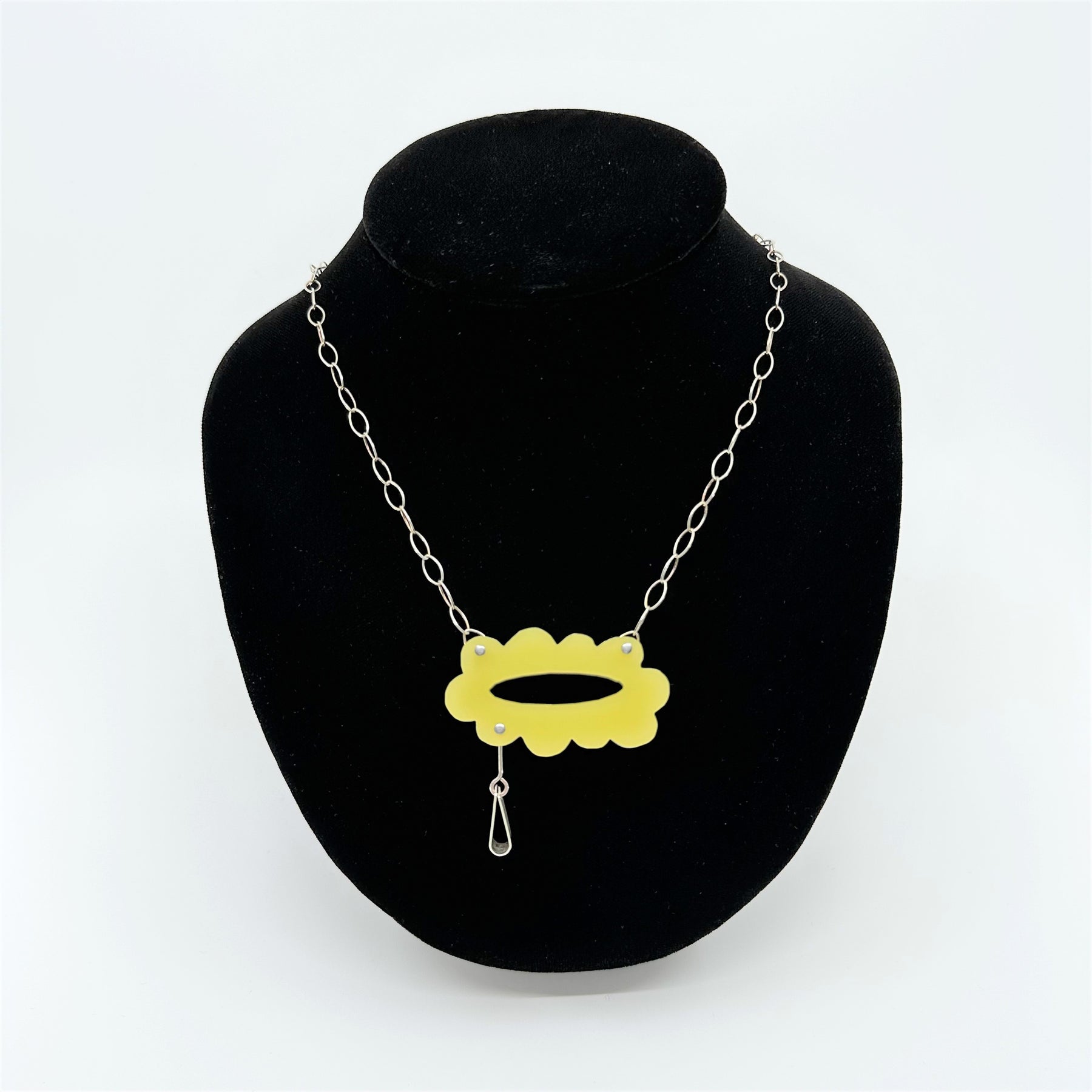 Cloud w/Teardrop Necklace