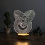 3D Love Helix LED Lamp