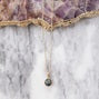 BP010 Brass & Labradorite Necklace