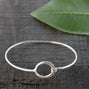 SB001 Sterling Silver Circle Bracelet