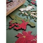 Wooden Holly Ornament