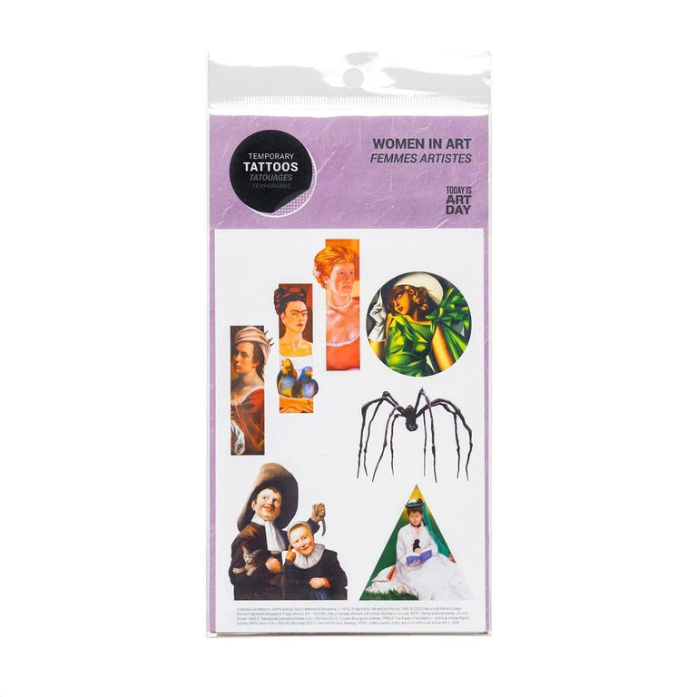 Women in Art Temporary Tattoos