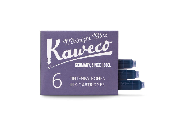 Kaweco Ink Cartridges (6-pack) Midnight Blue