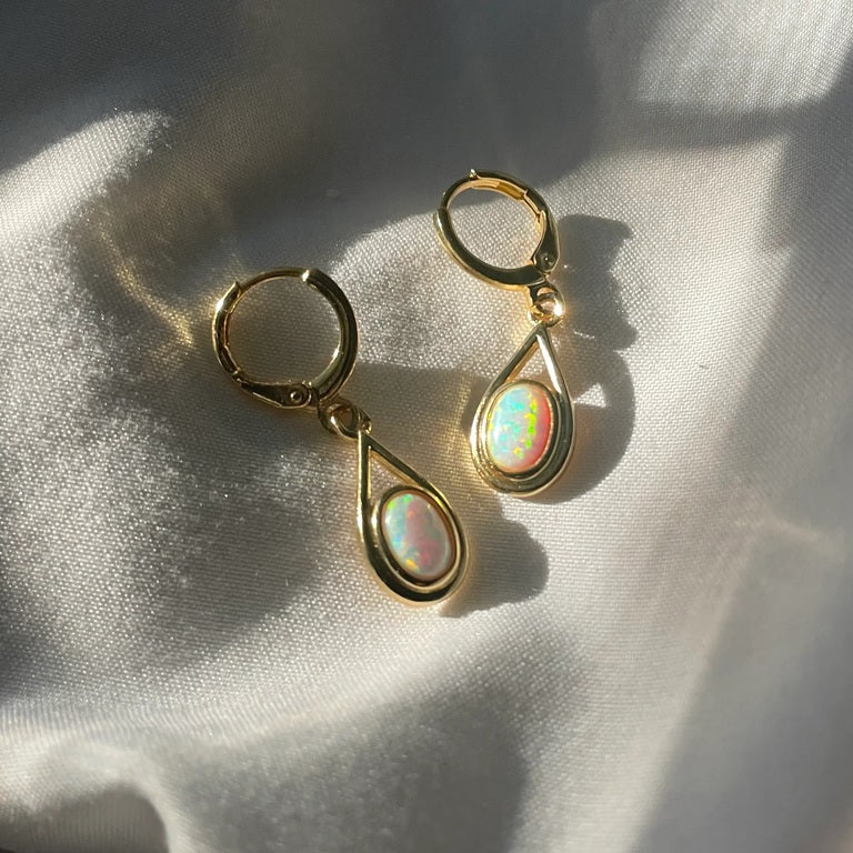 Always on my Mind Opal Earrings