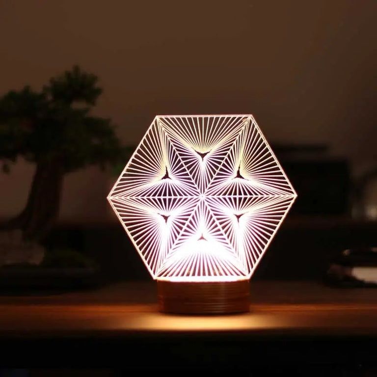 3D Star Illusion Lamp