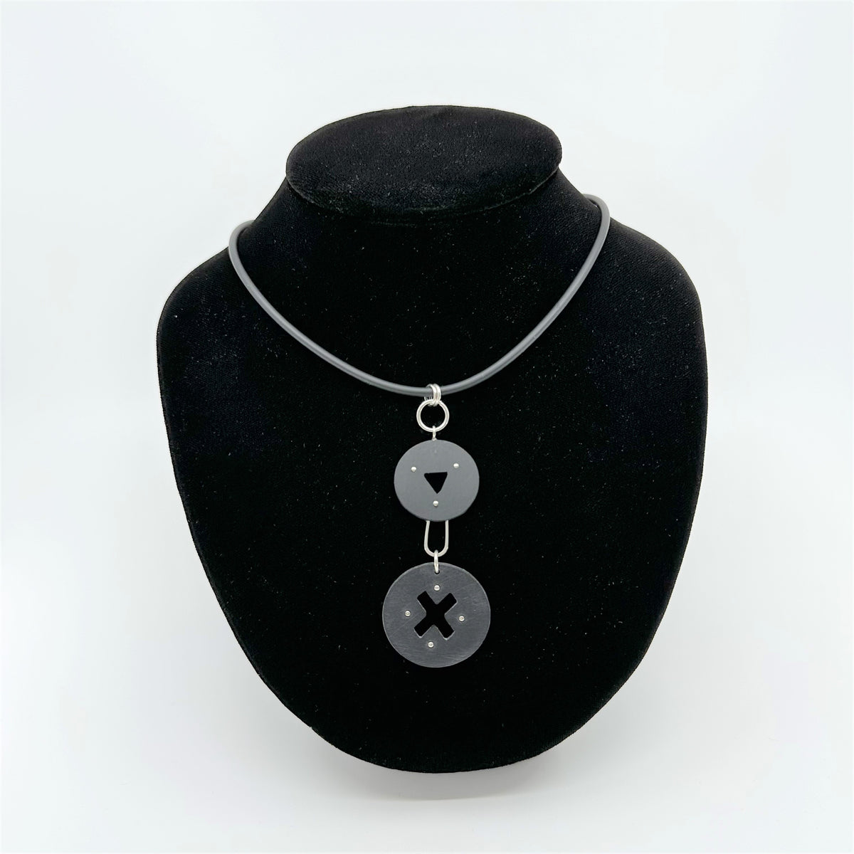 Double Disc Drop Pendant