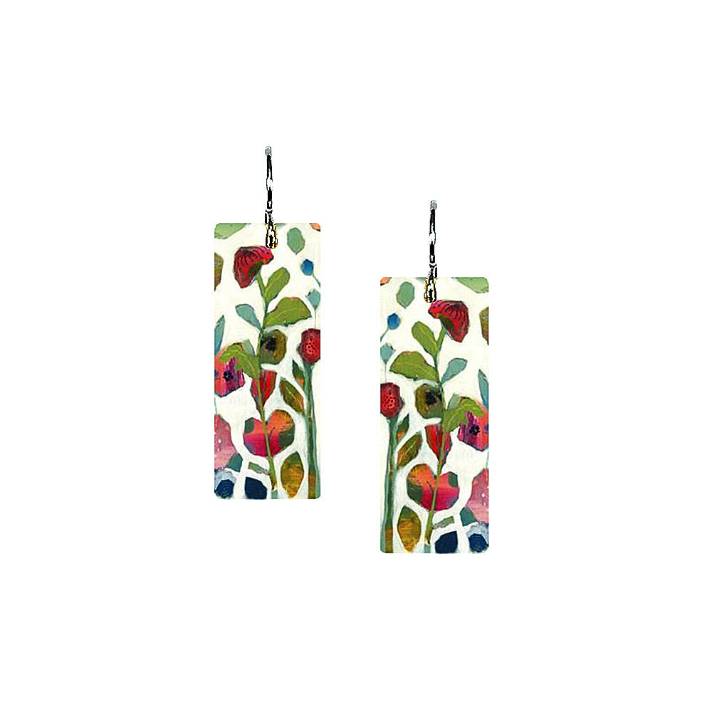 Blooming Med Rectangle Earrings