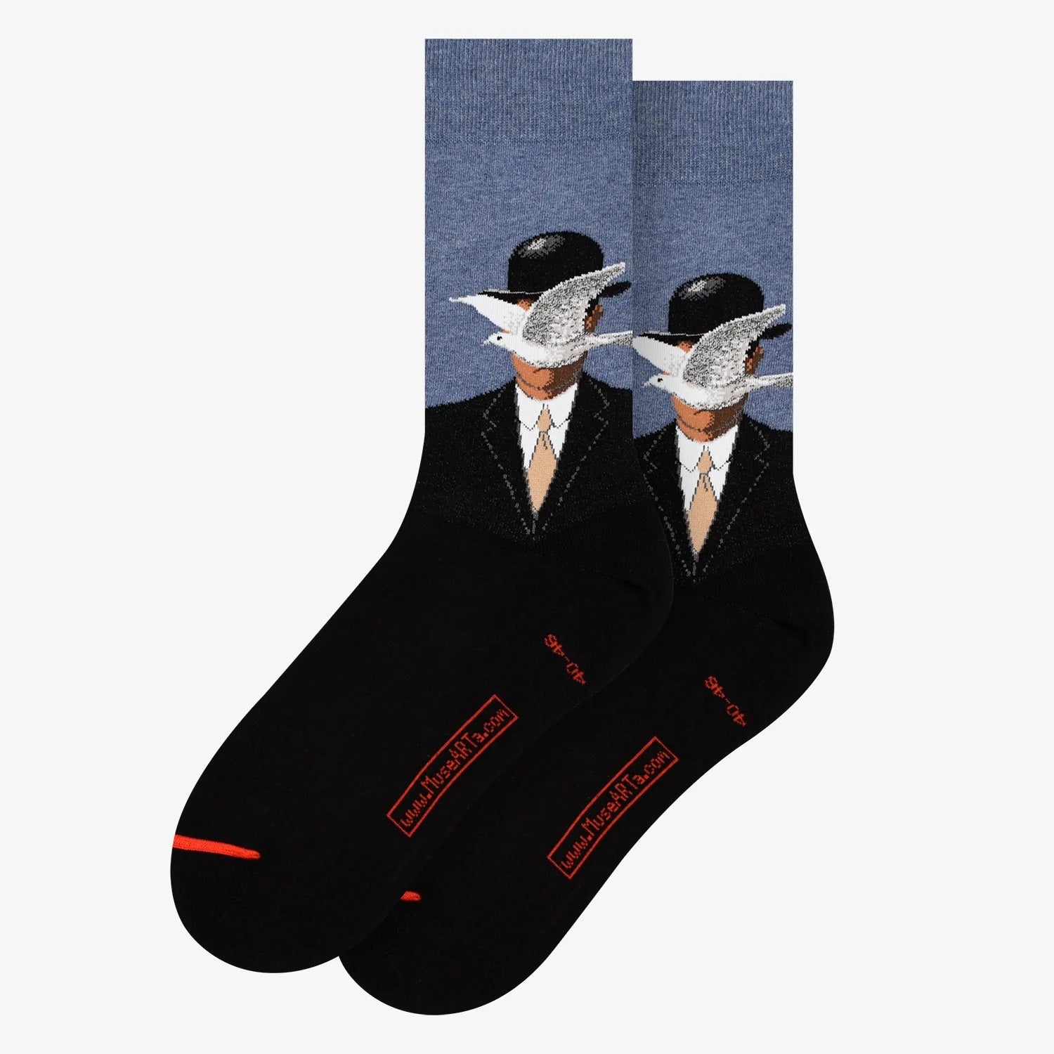 Magritte - Man in a Bowler Hat Art Sox