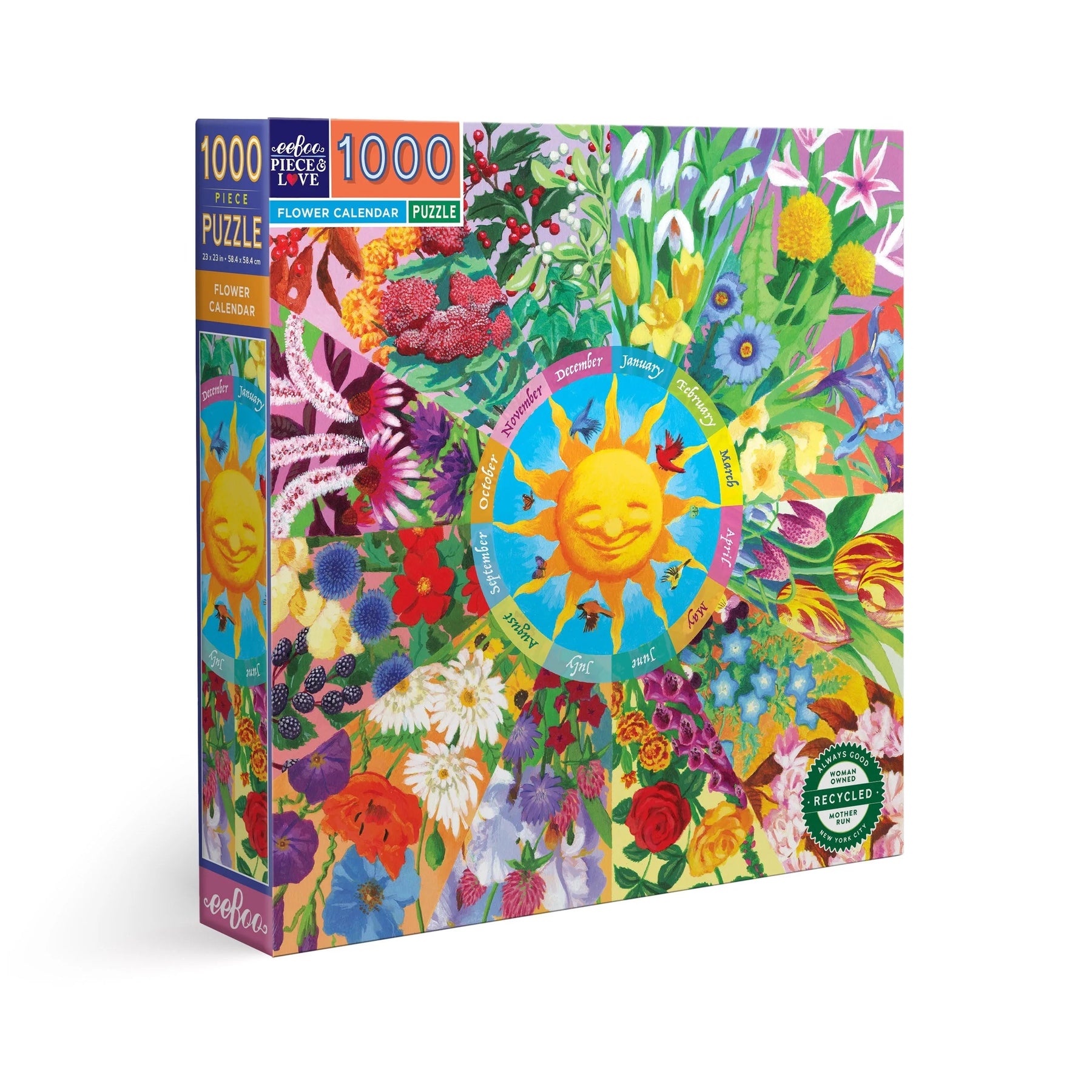 Flower Calendar Puzzle