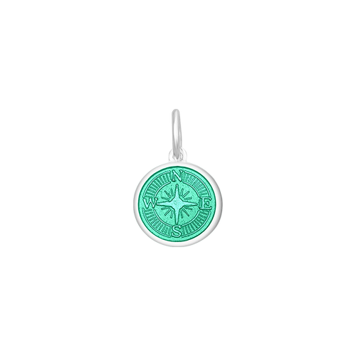 LOLA Compass Rose Mini Pendant (seafoam)