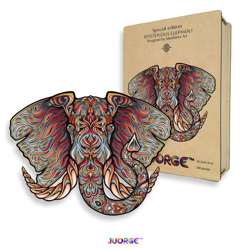 Elephant Wooden Puzzle