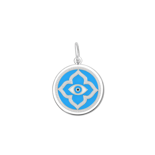 LOLA Evil Eye Small Pendant (silver/turquoise)