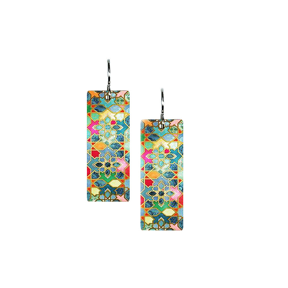 Illusions Rectangle Earrings