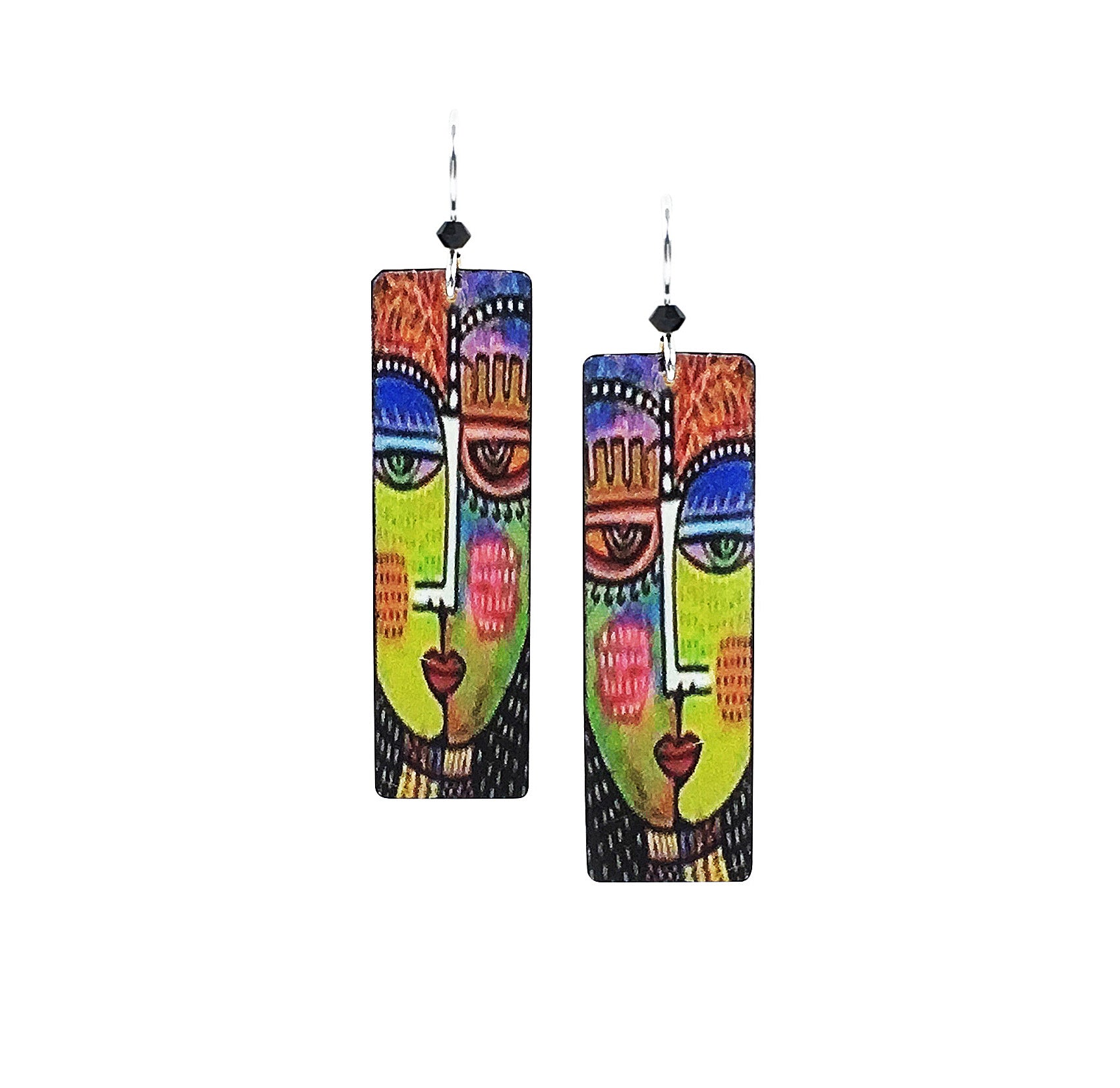 Lisa Long Rectangle Earrings