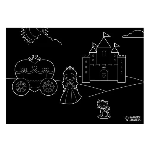 Chalkboard Placemat - Princess