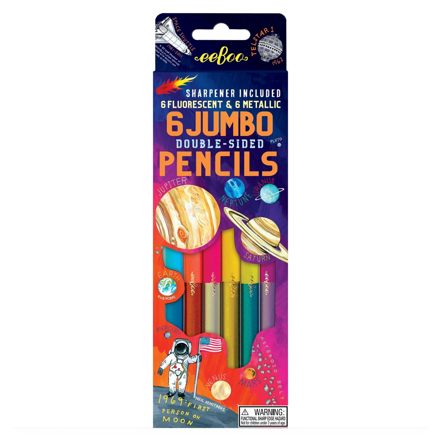 Solar System Double Sided Pencils