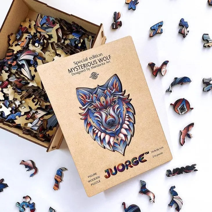 Wolf Wooden Puzzle