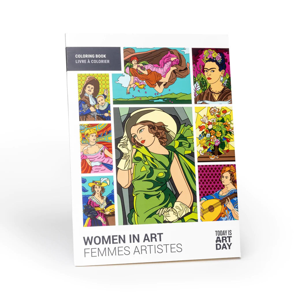 Women in Art Coloring Book