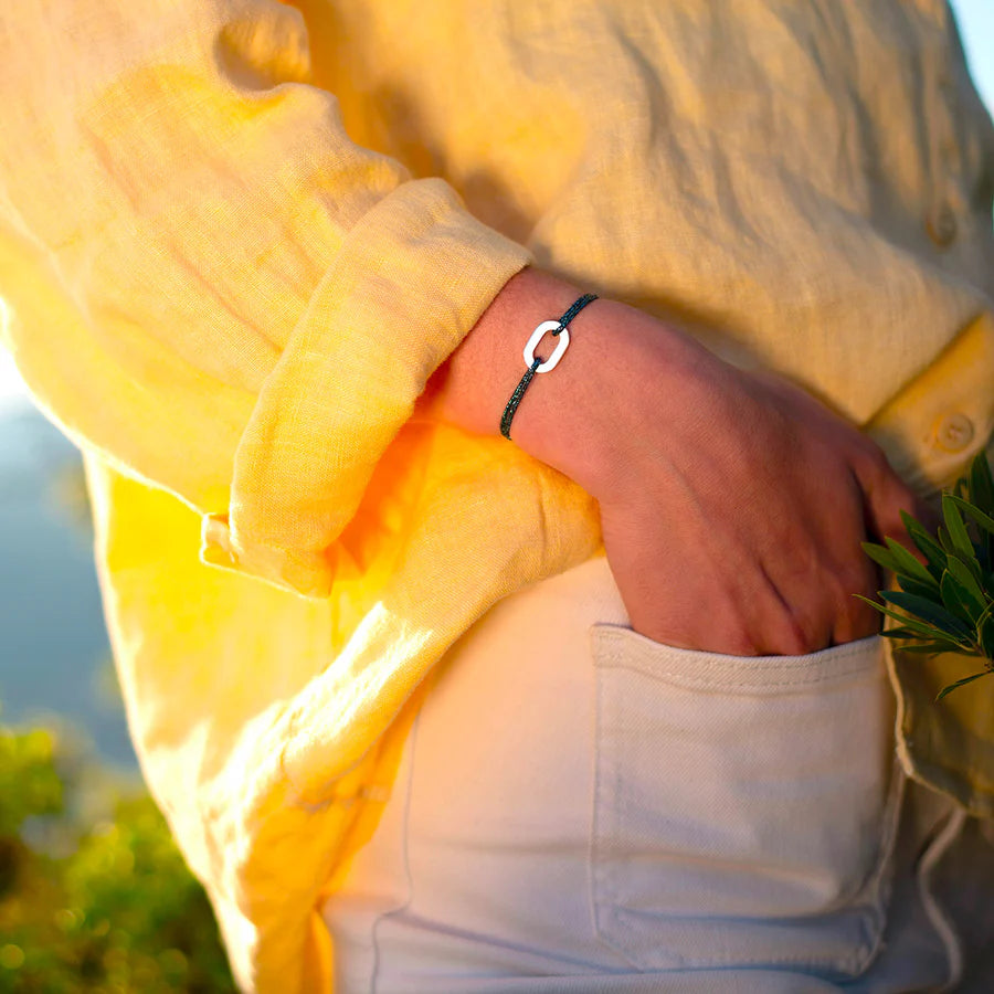 Single Link 16mm Bracelet (Silver Plate)