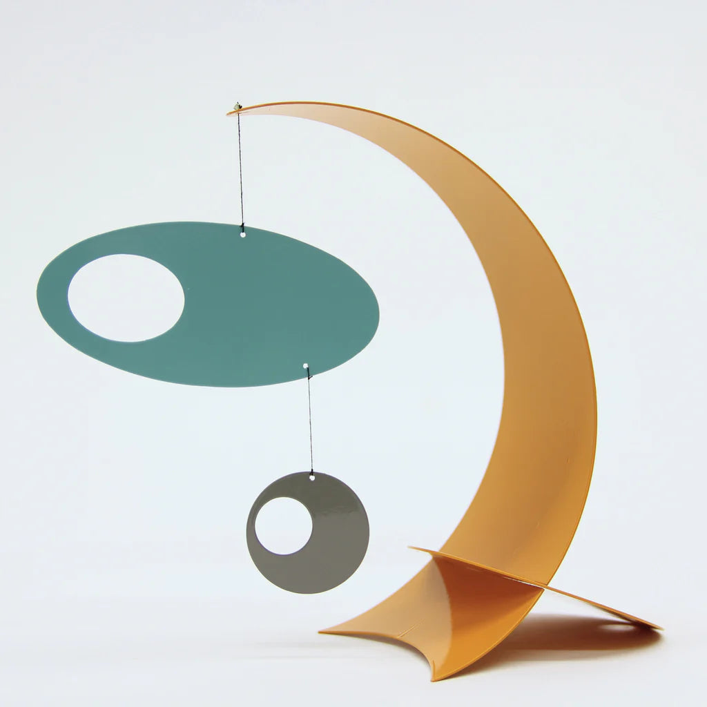 Ekko Workshop Modern Arc Desktop Mobile (Grey/Orange/Teal)