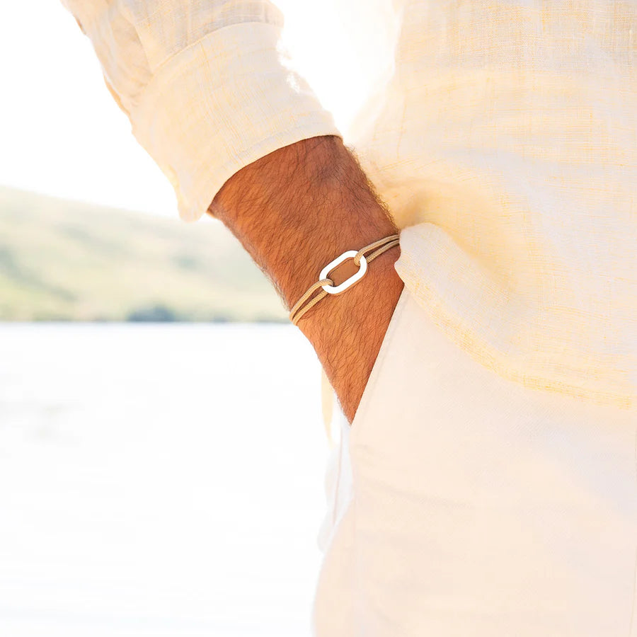 Single Link 22mm Bracelet (Silver Plate)