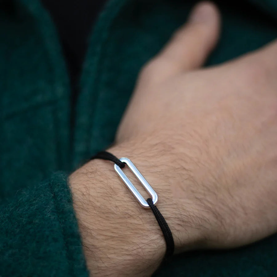 Single Link 30mm Bracelet (Silver Plate)