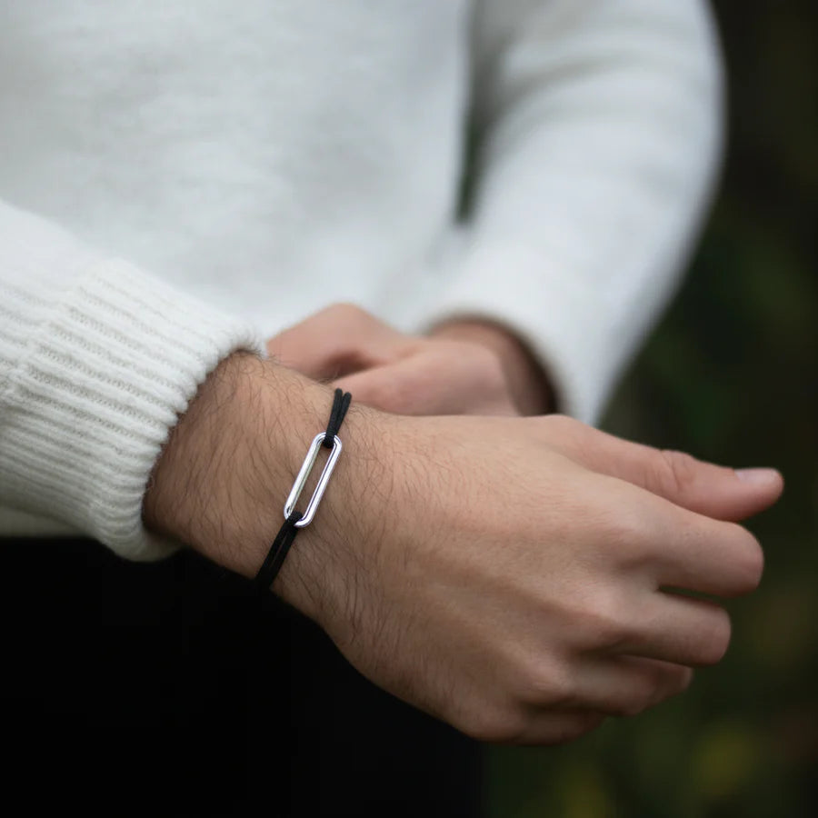 Single Link 30mm Bracelet (Silver Plate)