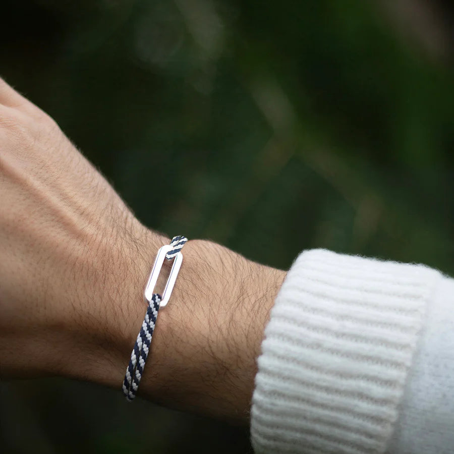 Single Link 30mm Bracelet (Silver Plate)